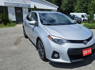Used 2014 Toyota Corolla 4dr Sdn CVT S for Sale in Barrie, Ontario