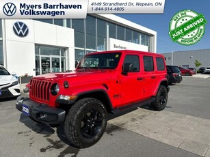 Used 2020 Jeep Wrangler Unlimited Sahara - Aluminum Wheels for Sale in Nepean, Ontario