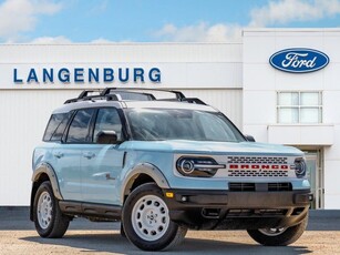 Used 2023 Ford Bronco Sport Heritage Limited 4x4 for Sale in Langenburg, Saskatchewan