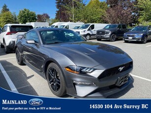 Used 2023 Ford Mustang EcoBoost LOCAL BC 1-OWNER, NO ACCIDENTS, AUTO, REAR CAMERA for Sale in Surrey, British Columbia