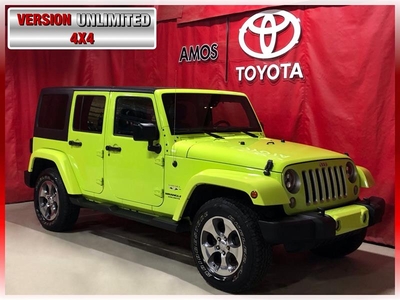 Used Jeep Wrangler Unlimited 2017 for sale in Amos, Quebec