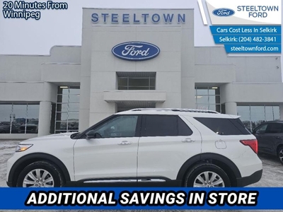 New 2023 Ford Explorer Limited - Leather Seats - Sunroof for Sale in Selkirk, Manitoba