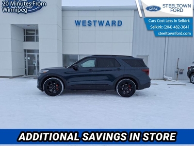 New 2023 Ford Explorer ST - Leather Seats - Sunroof for Sale in Selkirk, Manitoba