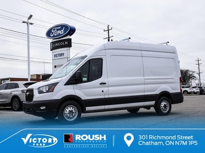 New 2023 Ford Transit 350 UPFITTED WITH SHELVING AND LADDER RACK for Sale in Chatham, Ontario