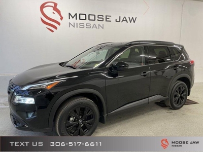 New 2023 Nissan Rogue SV Midnight Edition Heated Leather Pano Roof Apple CarPlay/ Android Auto Remote Start for Sale in Moose Jaw, Saskatchewan