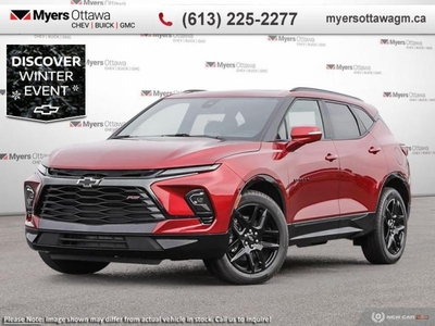 New 2024 Chevrolet Blazer RS Convenience Plus Package RS, AWD, 3.6 V6, SAFETY PLUS PACKAGE for Sale in Ottawa, Ontario