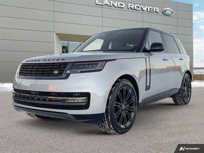 New 2024 Land Rover Range Rover SE NEW YEAR, NEW VEHICLE! for Sale in Winnipeg, Manitoba