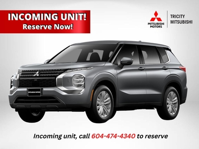 New 2024 Mitsubishi Outlander ES - Heated Seats, Apple Carplay/Android Auto for Sale in Coquitlam, British Columbia