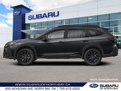 New 2024 Subaru Outback Onyx - Premium Audio - Sunroof for Sale in North Bay, Ontario