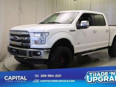 Used 2015 Ford F-150 Lariat Super Crew **Leather, Sunroof, Navigation, Chrome Package, Airbag Suspension, 3.5L Eco** for Sale in Regina, Saskatchewan