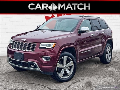 Used 2016 Jeep Grand Cherokee OVERLAND / 4WD / DIESEL / LEATHER / NO ACCIDENTS for Sale in Cambridge, Ontario