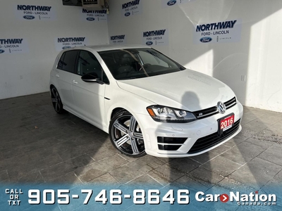 Used 2016 Volkswagen Golf R 6 SPEED M/T AWD NAVIGATION LEATHER REAR CAM for Sale in Brantford, Ontario