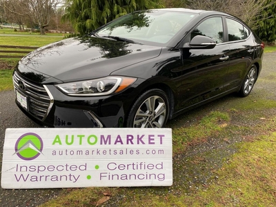 Used 2017 Hyundai Elantra 15000KM LIMITED FINANCING, WARRANTY, INSPECTED WITH BCAA MEMBERSHIP! for Sale in Surrey, British Columbia