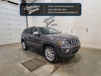 Used 2017 Jeep Grand Cherokee Limited - Leather Seats for Sale in Indian Head, Saskatchewan