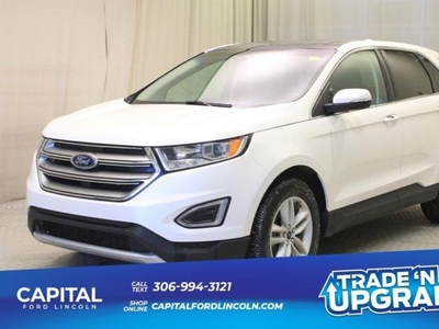 Used 2018 Ford Edge SEL AWD **One Owner, Leather, Sunroof, Navigation, 2L** for Sale in Regina, Saskatchewan