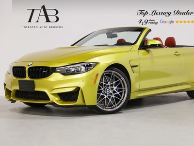 Used 2020 BMW M4 V6 CABRIOLET HUD RED LEATHER 20 IN WHEELS for Sale in Vaughan, Ontario