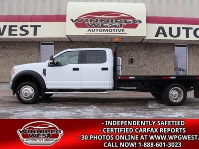 Used 2020 Ford F-550 CREW DUALLY 4X4, 12FT DECK, HD GVW, LOADED & CLEAN for Sale in Headingley, Manitoba
