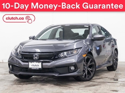 Used 2020 Honda Civic Sedan Sport w/ Apple CarPlay & Android Auto, Adaptive Cruise, A/C for Sale in Toronto, Ontario