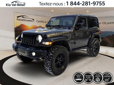 Used 2020 Jeep Wrangler Willys 4x4*BOUTON POUSSOIR*CAMÉRA*APPLE CARPLAY* for Sale in Québec, Quebec