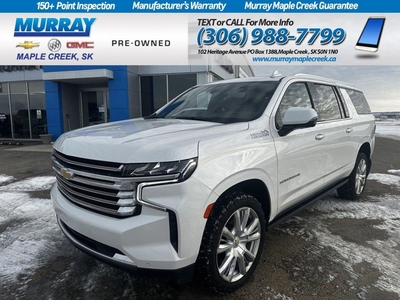 Used 2021 Chevrolet Suburban High Country for Sale in Maple Creek, Saskatchewan