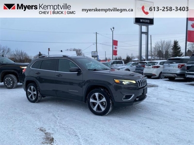 Used 2021 Jeep Cherokee Limited - Leather Seats - Heated Seats for Sale in Kemptville, Ontario