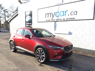 Used 2021 Mazda CX-3 $1000 FINANCE CREDIT!! INQUIRE IN STORE!! LOADED GT. AWD. LEATHER. SUNROOF. BACKUP CAM. HEATED SEATS for Sale in North Bay, Ontario