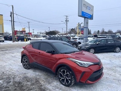 Used 2021 Toyota C-HR XLE Premium $1000 FINANCE CREDIT!! INQUIRE IN STORE!! XLE PREMIUM!! LOW MILEAGE! ALLOYS. HEATED SEATS. KEYLESS ENTRY. PWR GROUP. A/C. for Sale in North Bay, Ontario
