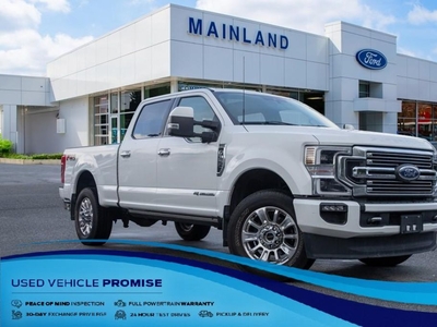 Used 2022 Ford F-350 Limited LOCAL BC, NO ACCIDENT, MOONROOF, UPFITTER SWITCHES for Sale in Surrey, British Columbia