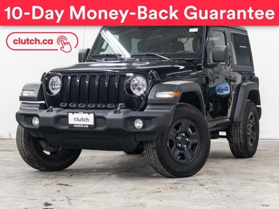 Used 2022 Jeep Wrangler Sport 4x4 w/ Apple CarPlay & Android Auto, Cruise Control, A/C for Sale in Toronto, Ontario