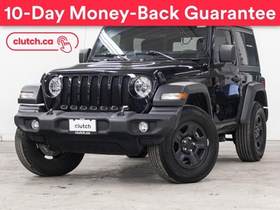 Used 2022 Jeep Wrangler Sport 4x4 w/ Uconnect 4, Apple CarPlay & Android Auto, Bluetooth for Sale in Toronto, Ontario