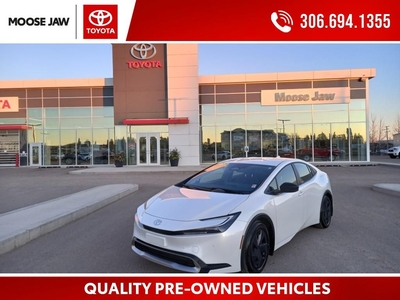 Used 2023 Toyota Prius Prime LOCAL PURCHASE VERY RARE PRIUS PRIME WITH ONLY 9376 KMS for Sale in Moose Jaw, Saskatchewan
