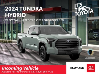 New 2024 Toyota Tundra Crewmax Limited L for Sale in Williams Lake, British Columbia