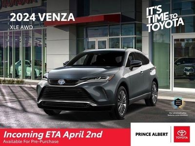 New 2024 Toyota Venza XLE for Sale in Prince Albert, Saskatchewan