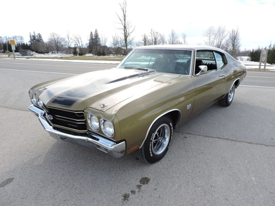 Used 1970 Chevrolet Chevelle SS 396 CI 4-Speed Super Original Canadian Car for Sale in Gorrie, Ontario