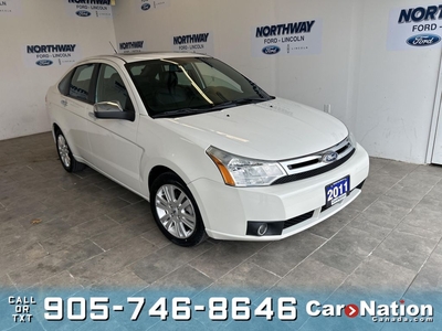Used 2011 Ford Focus SEL LUXURY PKG LEATHER SUNROOF LOW KMS for Sale in Brantford, Ontario