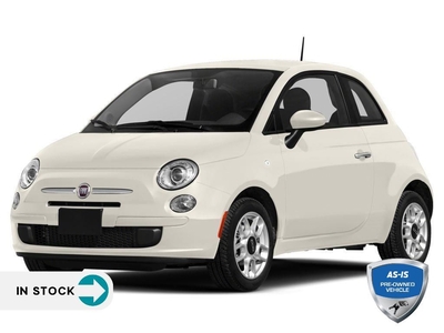 Used 2012 Fiat 500 Lounge VERY LOW KMS LEATHER SEATS SUNROOF GREAT CONDITION for Sale in Barrie, Ontario