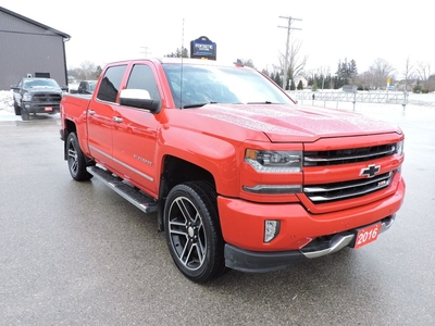 Used 2016 Chevrolet Silverado 1500 LTZ 4X4 Sunroof Navigation New Tires Well Oiled for Sale in Gorrie, Ontario