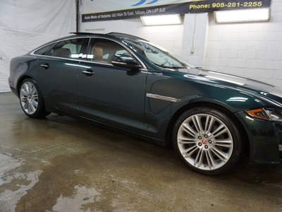 Used 2016 Jaguar XJ 3.0 R-SPORT AWD *L.ROVER MAINTAIN* CERTIFIED CAMERA NAV BLUETOOTH LEATHER HEATED SEATS SUNROOF CRUISE ALLOYS for Sale in Milton, Ontario