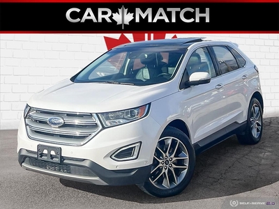 Used 2017 Ford Edge TITANIUM / AWD / LEATHER / ROOF / NO ACCIDENTS for Sale in Cambridge, Ontario