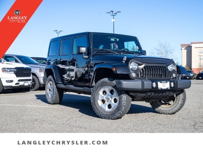 Used 2017 Jeep Wrangler Unlimited Sahara Low KM Accident Free for Sale in Surrey, British Columbia