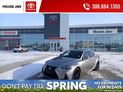 Used 2017 Lexus IS 350 LOCAL PURCHASE F SPORT AWD for Sale in Moose Jaw, Saskatchewan
