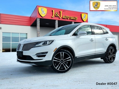 Used 2017 Lincoln MKC Reserve AWD - Loaded - Nice SUV for Sale in Brandon, Manitoba