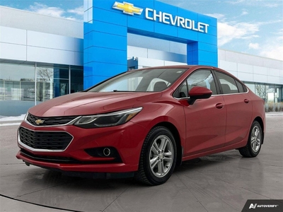 Used 2018 Chevrolet Cruze LT Winter Tires Included Remote Vehicle Start for Sale in Winnipeg, Manitoba
