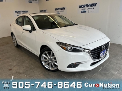 Used 2018 Mazda MAZDA3 GT SUNROOF NAVIGATION WE WANT YOUR TRADE! for Sale in Brantford, Ontario