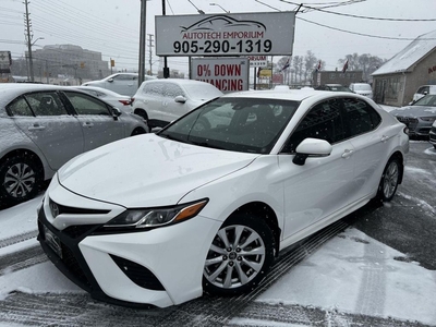 Used 2018 Toyota Camry SE Pearl White Leather/Alloys/Honda Safety Sense for Sale in Mississauga, Ontario