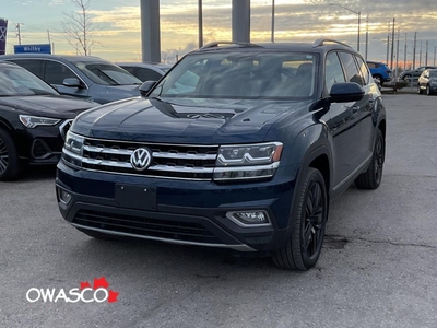 Used 2018 Volkswagen Atlas 3.6L Highline! Black Alloys! Clean CarFax! for Sale in Whitby, Ontario