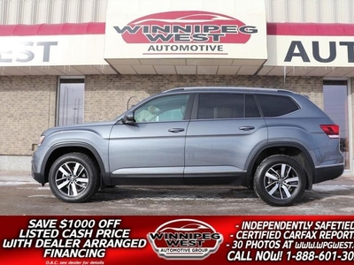 Used 2018 Volkswagen Atlas Highline 3.6 FSI 4MOTION, LOADED, LOCAL, AS NEW!! for Sale in Headingley, Manitoba