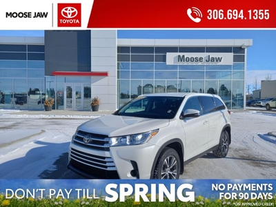 Used 2019 Toyota Highlander LE LOCAL TRADE ACCIDENT FREE for Sale in Moose Jaw, Saskatchewan