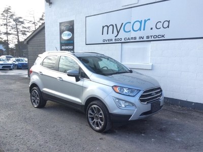 Used 2020 Ford EcoSport Titanium $1000 FINANCE CREDIT!! INQUIRE IN STORE!! LOADED TITANIUM!! BACKUP CAM. BLUETOOTH. CRUISE. A/C. PWR for Sale in Kingston, Ontario