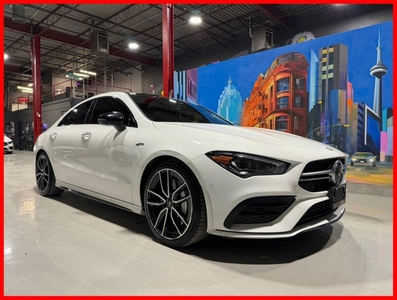 Used 2020 Mercedes-Benz CLA-Class AMG CLA 35 4MATIC Coupe for Sale in Vaughan, Ontario